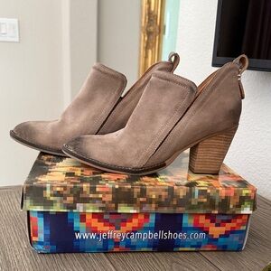 Jeffrey Campbell Taupe Heeled Boots